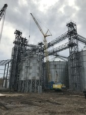 Будівництво елеватора &mdash; Броварское управление механизации